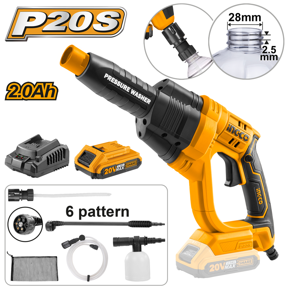 CPWLI20082 20V LI-ION CORDLESS PRESSURE WASHER