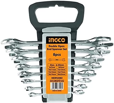 HKSPA2082 8 PCS DOUBLE OPEN END SPANNER SET