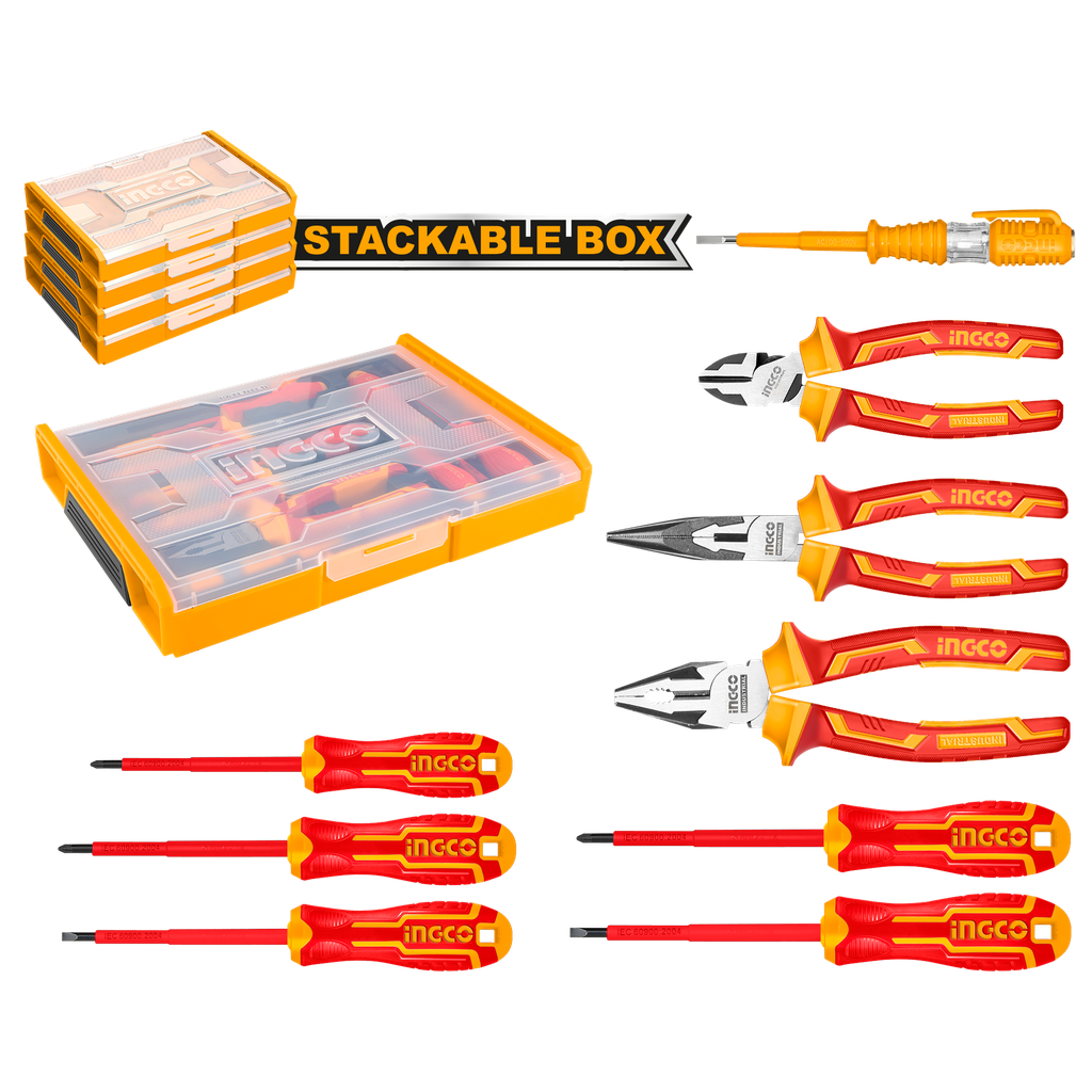 HKTV01H091  9 PCS  INSULATED HAND TOOLS SET