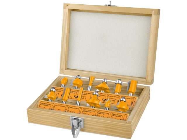 AKRT1221 12 PCS ROUTER BITS SET