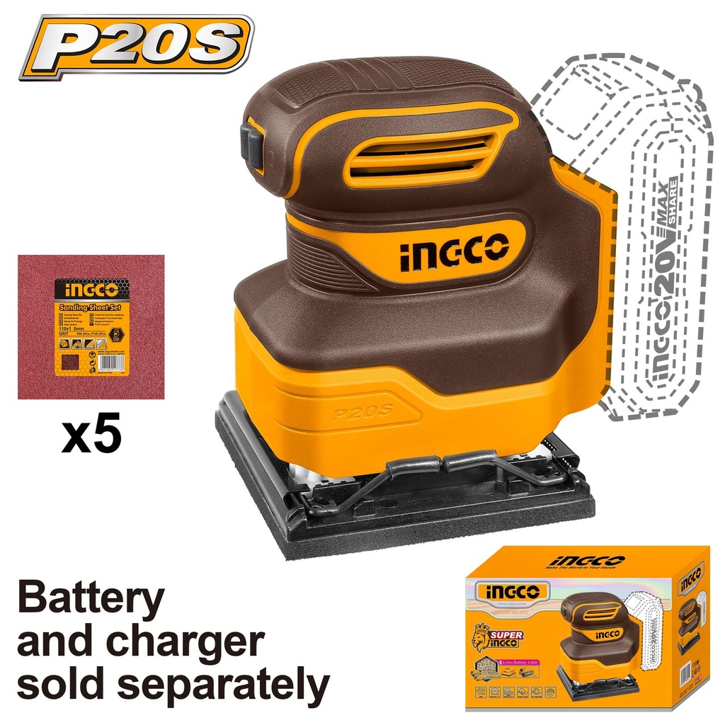 CSHSLI2014 CORDLESS SHEET SANDER