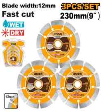 DMD012308 3 PCS DRY DIAMOND DISC SET