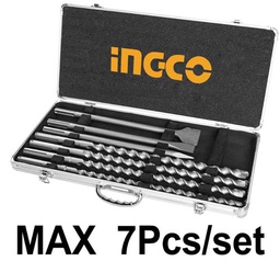 [AKD5075] AKD5075 7 PCS HAMMER DRILL BIT AND CHISELS SET