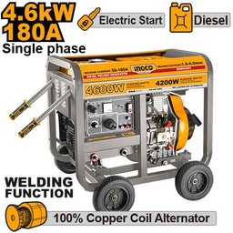 [GDW65001] GDW65001 DIESEL WELDING GENERATOR 4.5KW