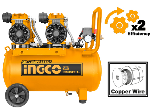 ACS224501-8 SILENT & OIL FREE AIR COMPRESSOR 50L