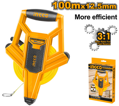 HFMT82100 FIBREGLASS MEASURING TAPE 100M