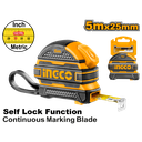 HSMT08525 STEEL MEASURING TAPE 5M