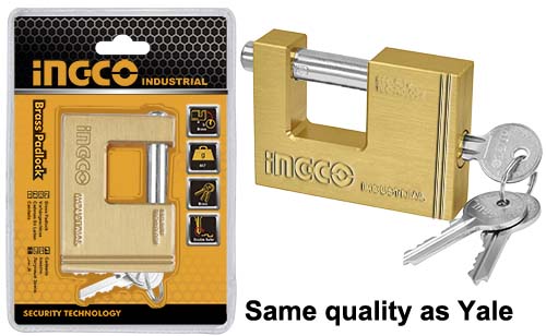 DBBPL0602 BRASS BLOCK PADLOCK 60MM