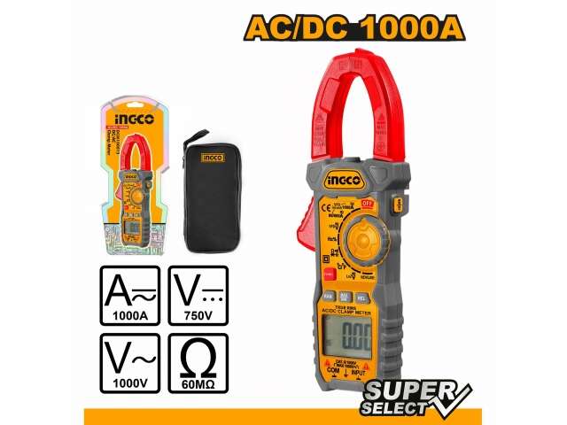 DCM100015 DC/AC CLAMP METER 6000 COUNTS