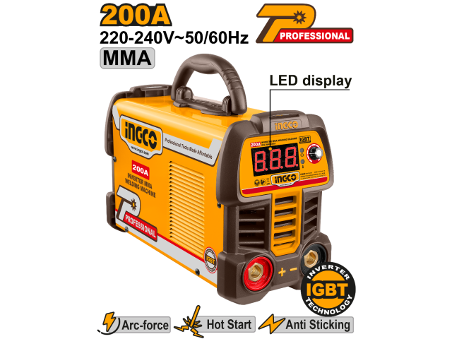 ING-MMA20069 INVERTER MMA WELDING MACHINE 200A