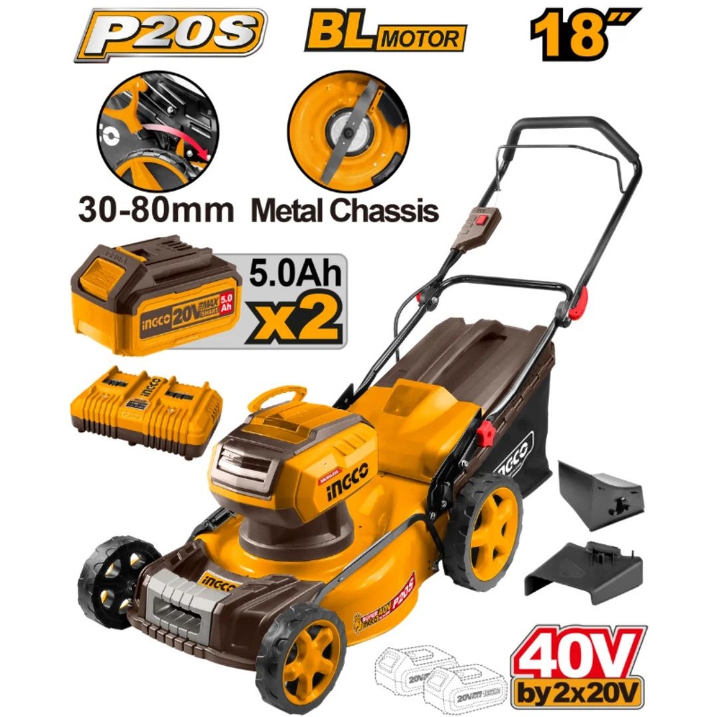 LMLI20186 40V LI-ION CORDLESS LAWN MOWER