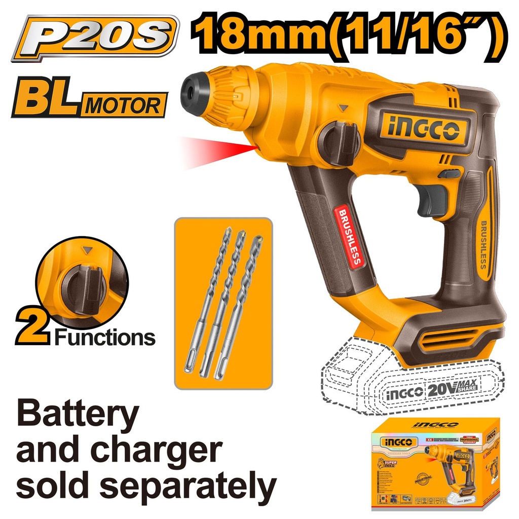 CRHLI20188 LITHIUM-ION ROTARY HAMMER 20V