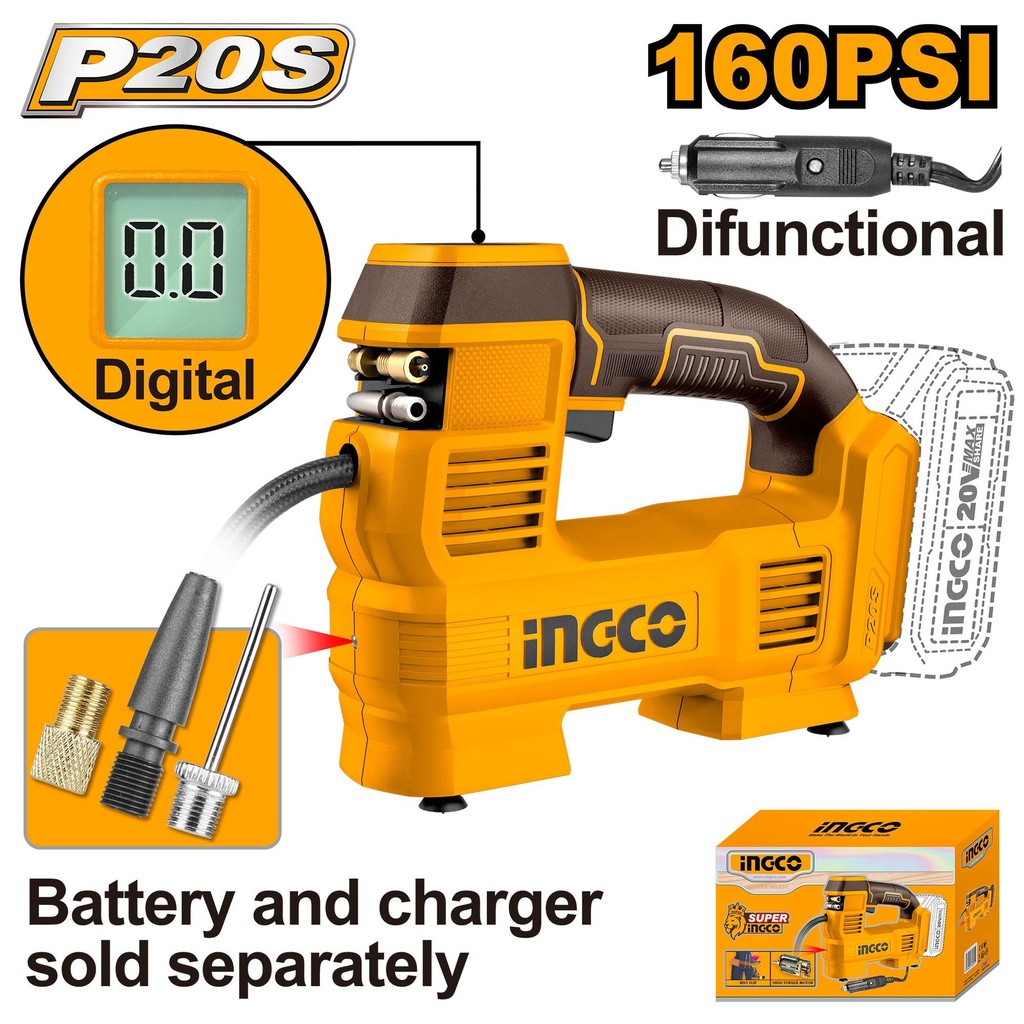 CACLI2012 CORDLESS AUTO AIR COMPRESSOR