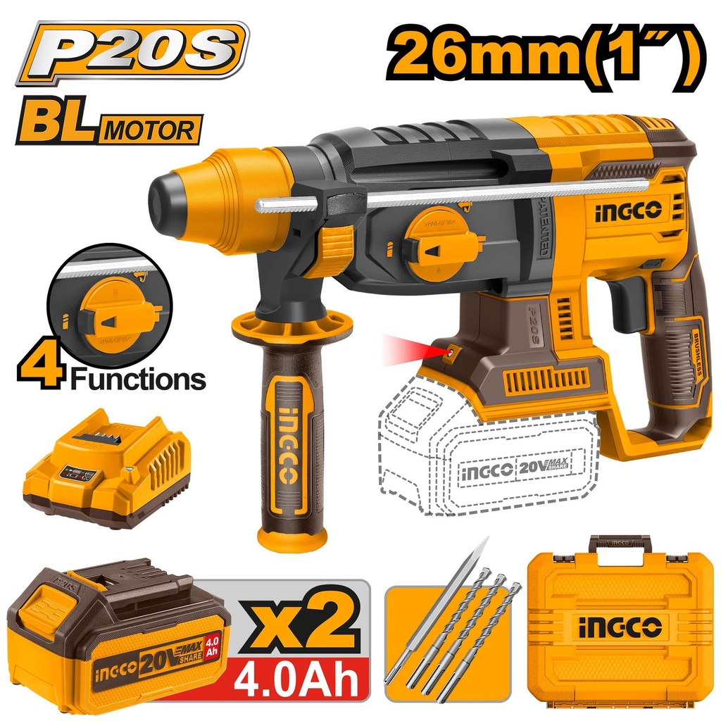 CRHLI202287 LITHIUM-ION ROTARY HAMMER 20V