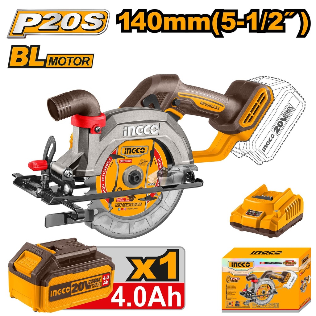 CSLI14021 LITHIUM-ION CIRCULAR SAW 20V