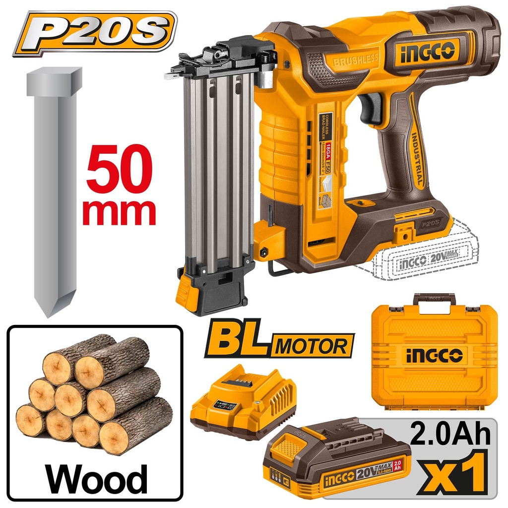 CBNLI5008 LITHIUM-ION CORDLESS BRAD NAILER 20V