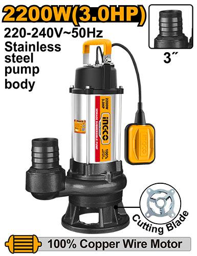 SPDB220068 SEWAGE SUBMERSIBLE PUMP