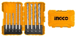 [AKDL30901] AKDL30901 9PCS  SDS PLUS HAMMER DRILL BITS SET