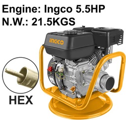 [GVR-22] GVR-22 GASOLINE CONCRETE VIBRATOR 5.5HP (HEX TYPE)