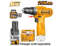 [CDLI12428] CDLI12428 12V LI-ION CORDLESS DRILL 20Nm